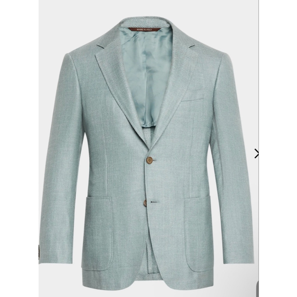 Canali Other - NWT Men's Canali Green Wool-Blend Twill Blazer 41R (52IT)